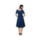 100% hemp Twilight Calf Length Dress size M